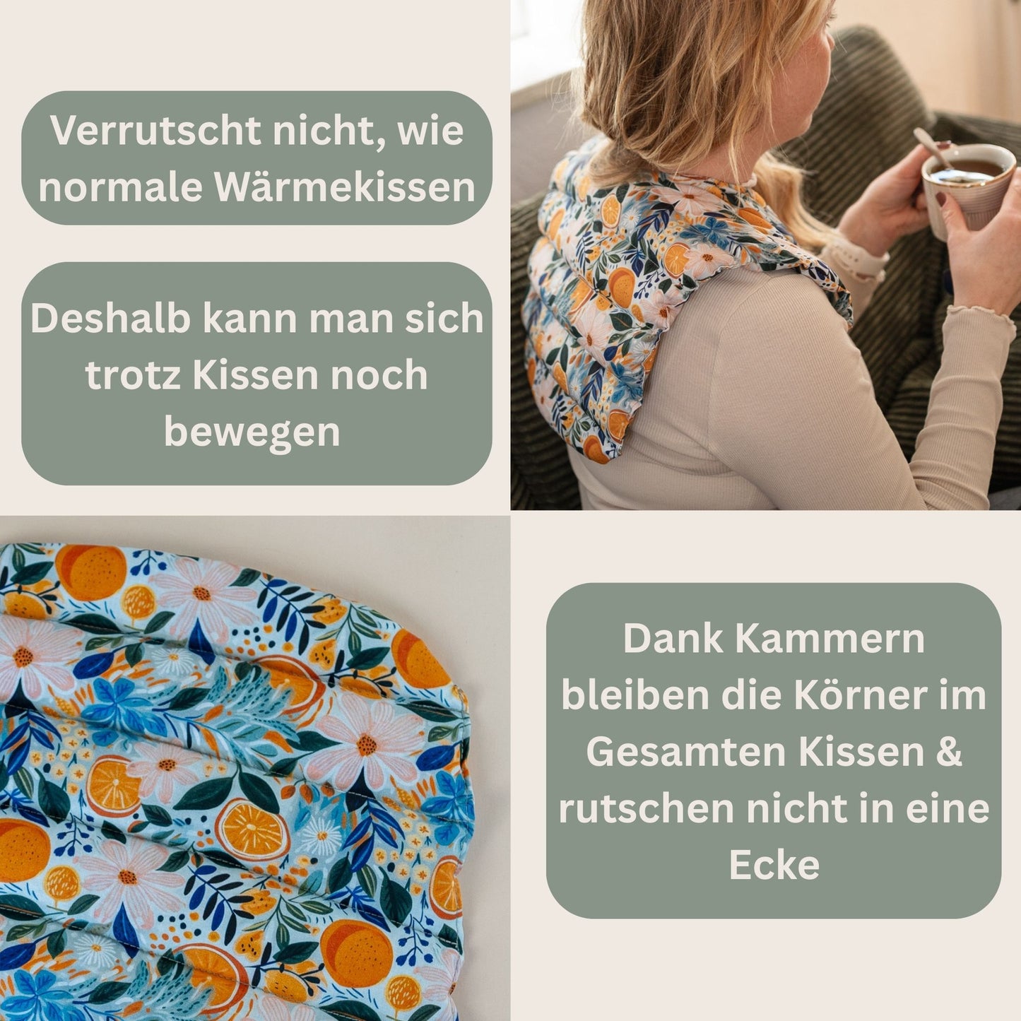 Nackenkissen Gelb