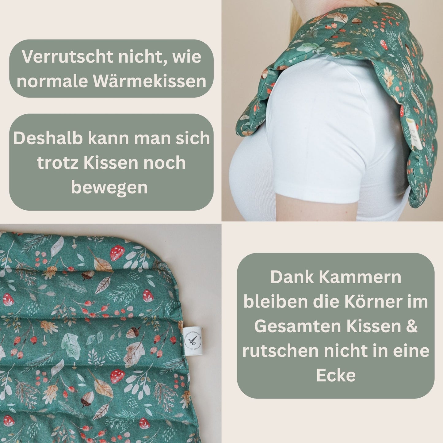 Nackenkissen Wald