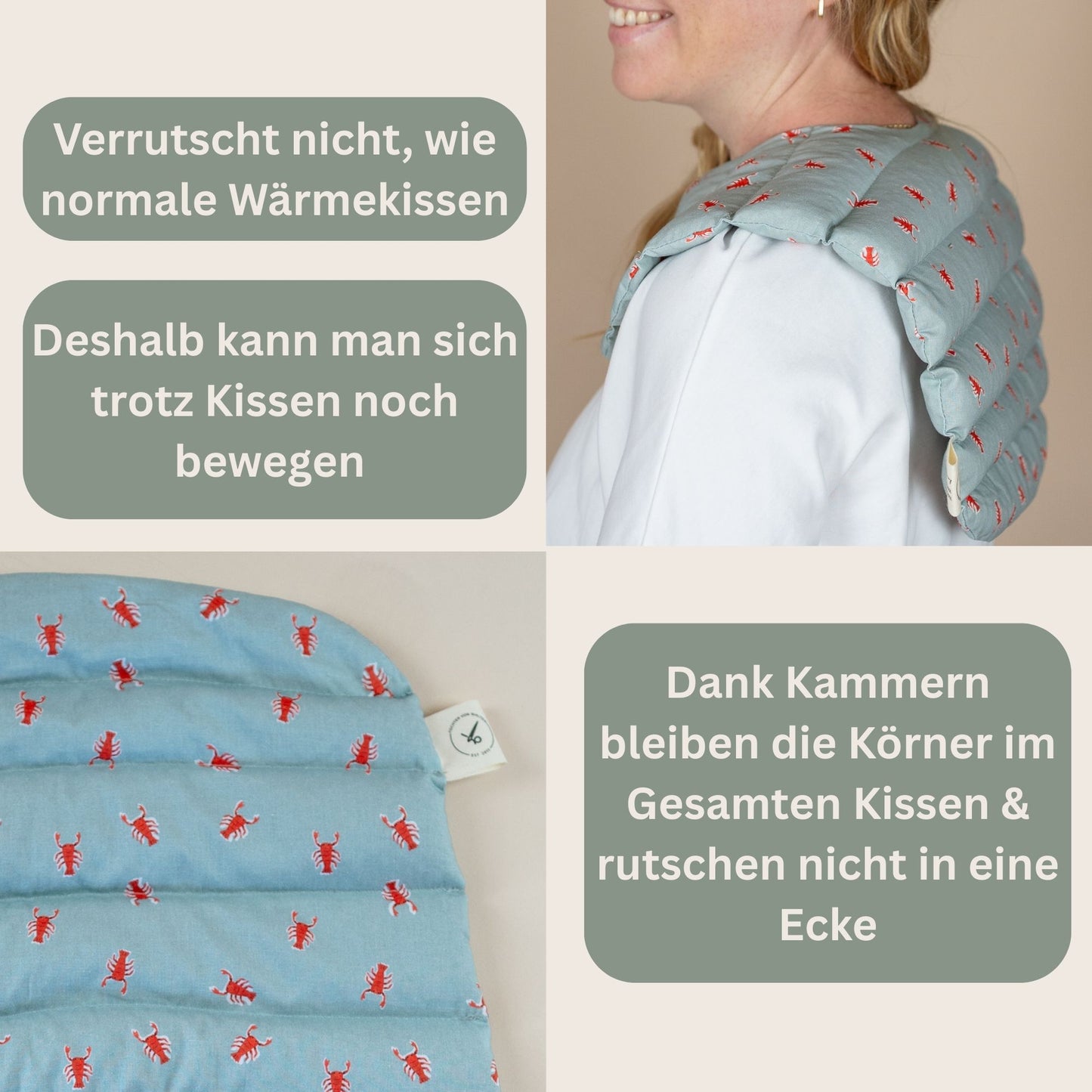 Nackenkissen Lobster