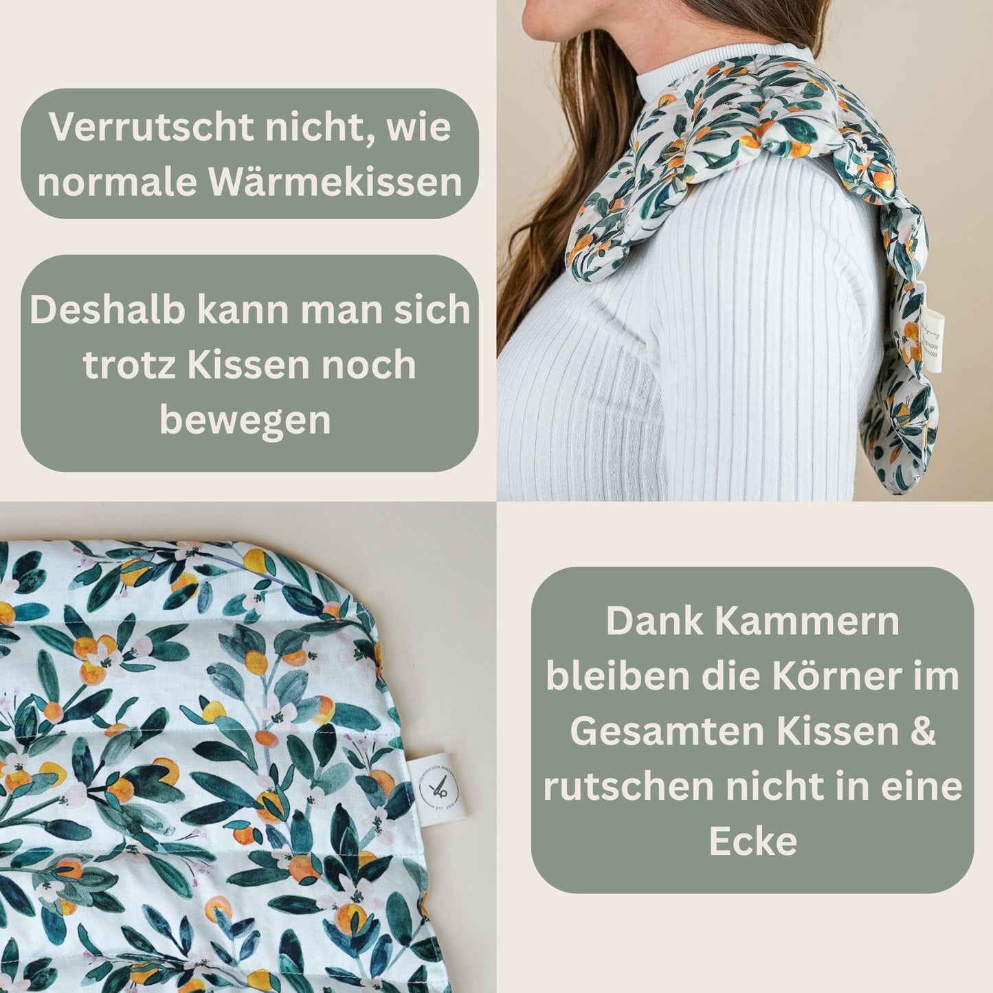 Nackenkissen Orangen