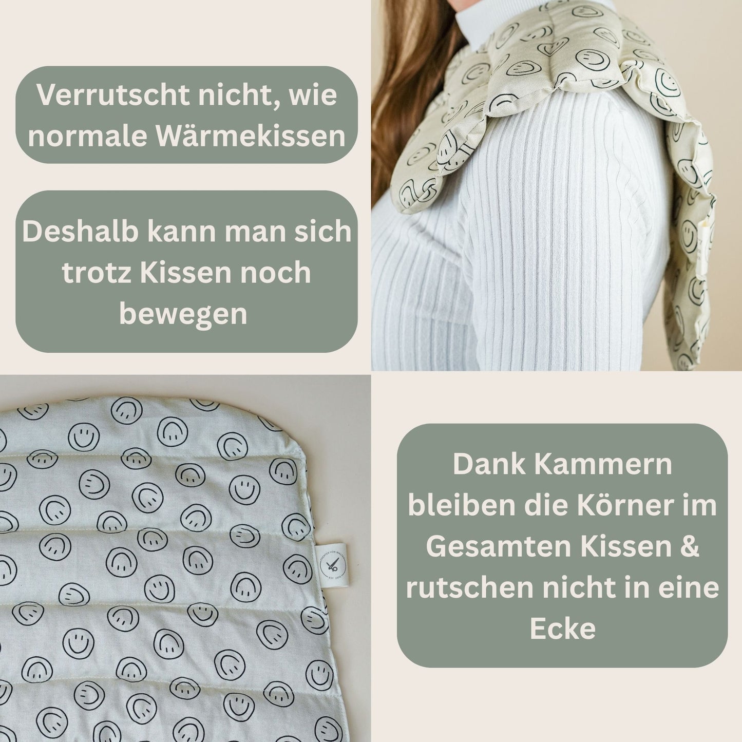 Nackenkissen Smiley