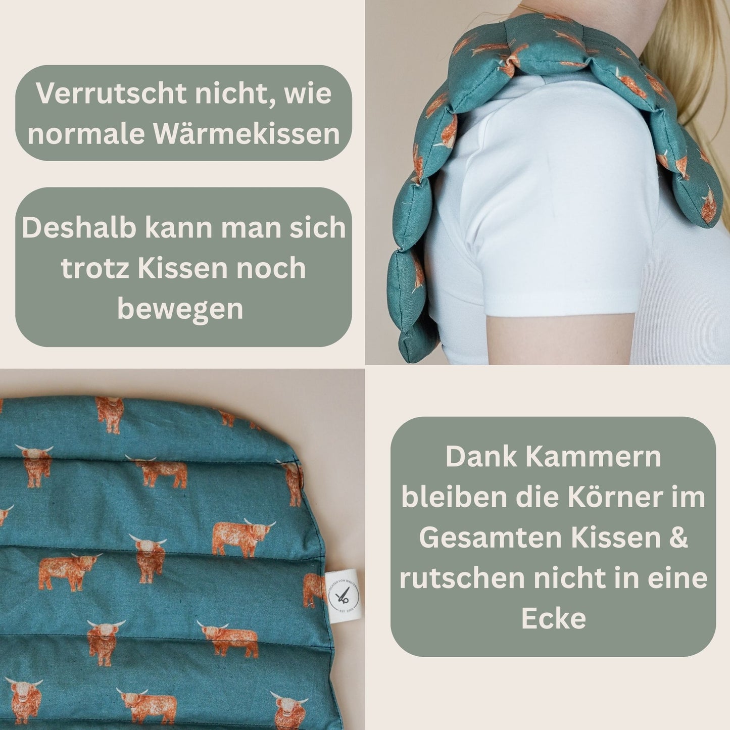 Nackenkissen Cow