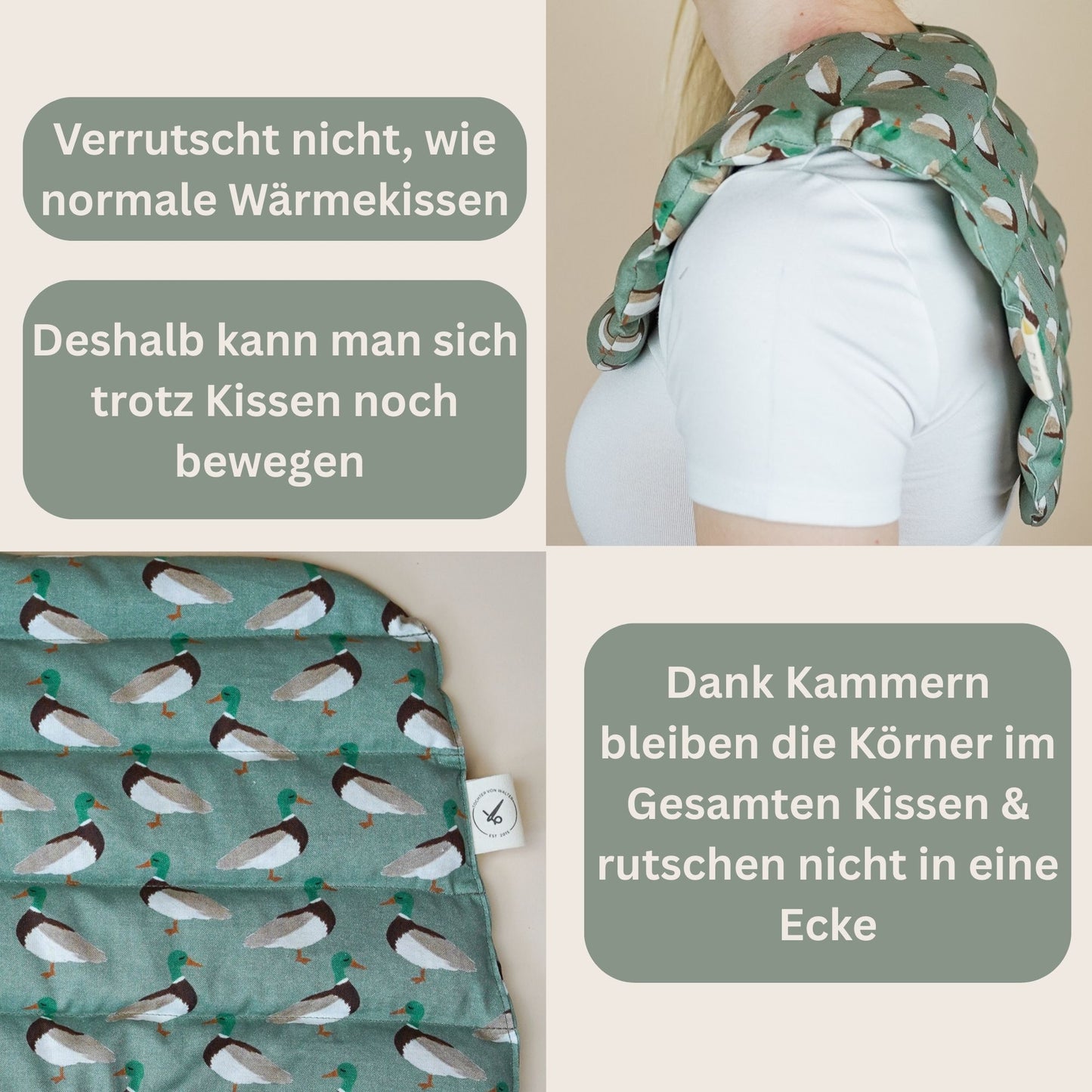 Nackenkissen Ente