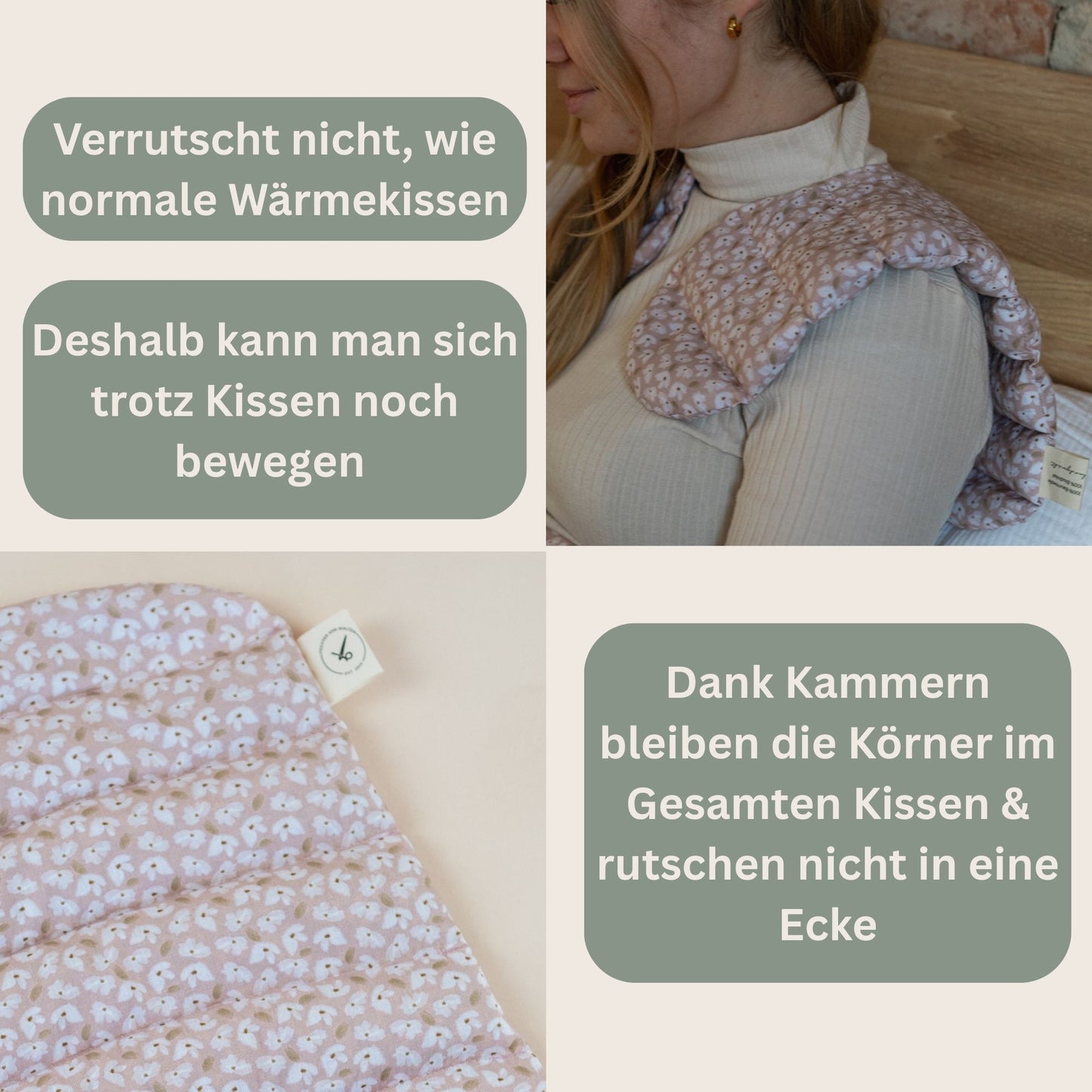 Nackenkissen Beige