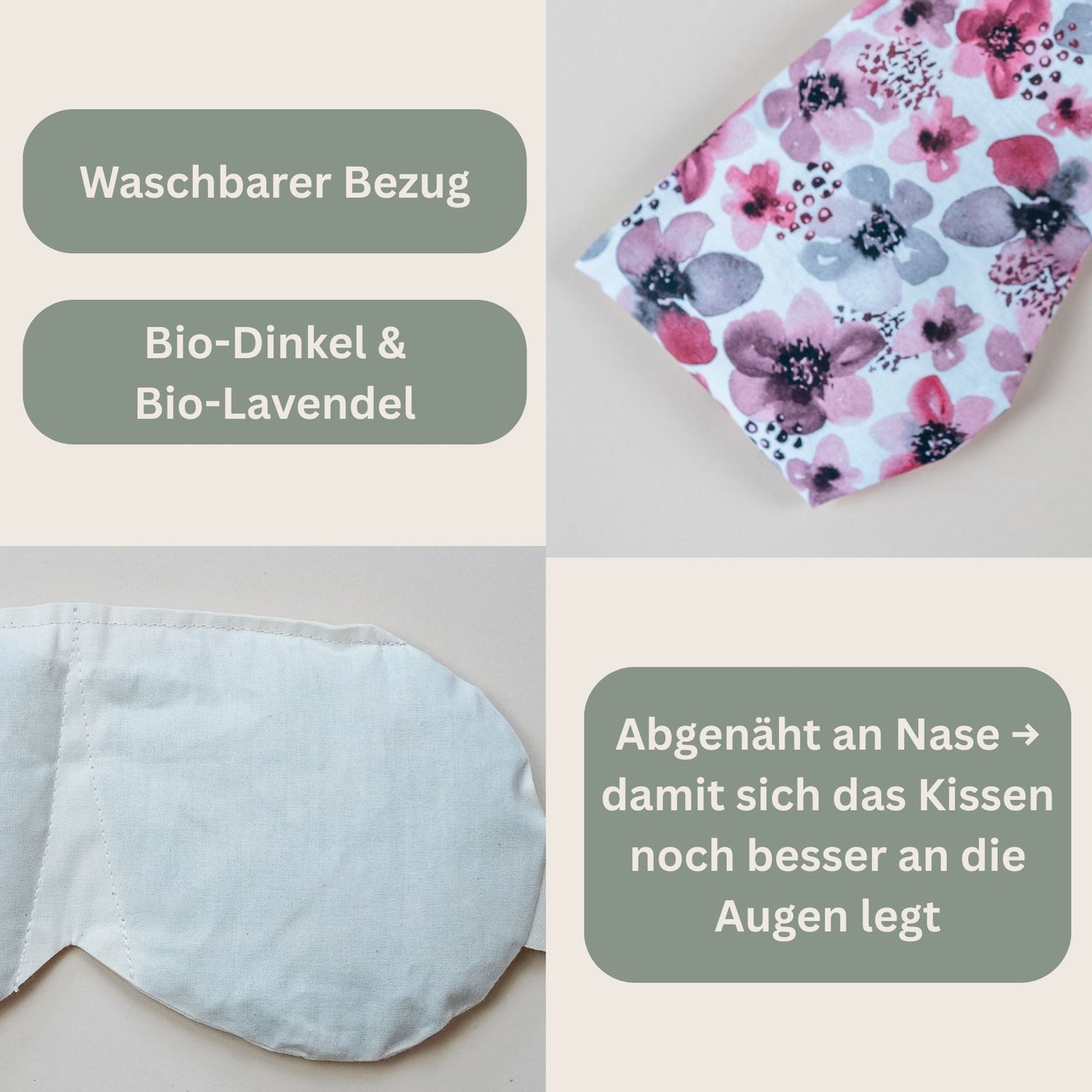 Augenkissen Kirschblüte