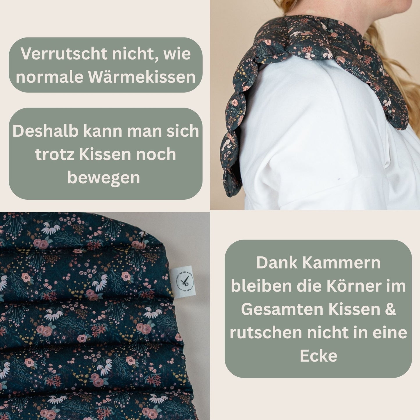 Nackenkissen Blümchen