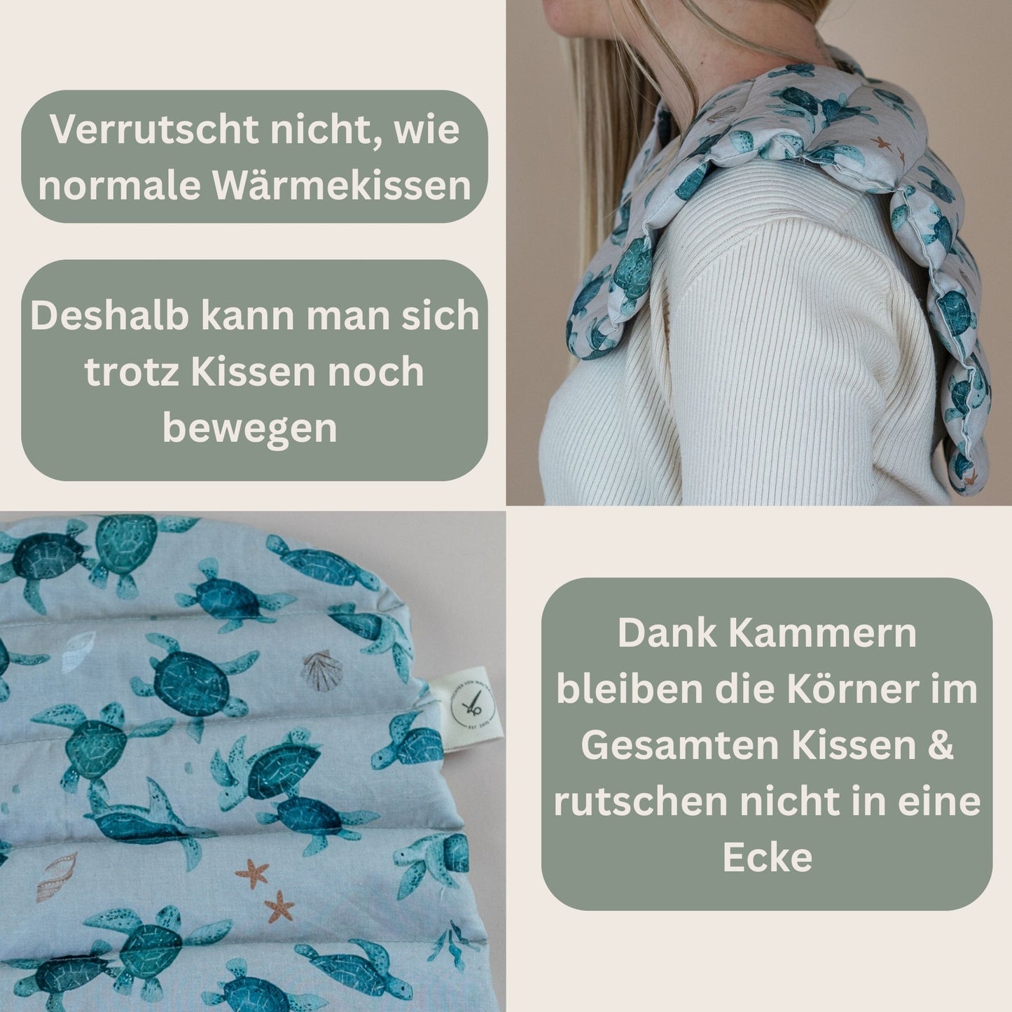 Nackenkissen Schildkröte