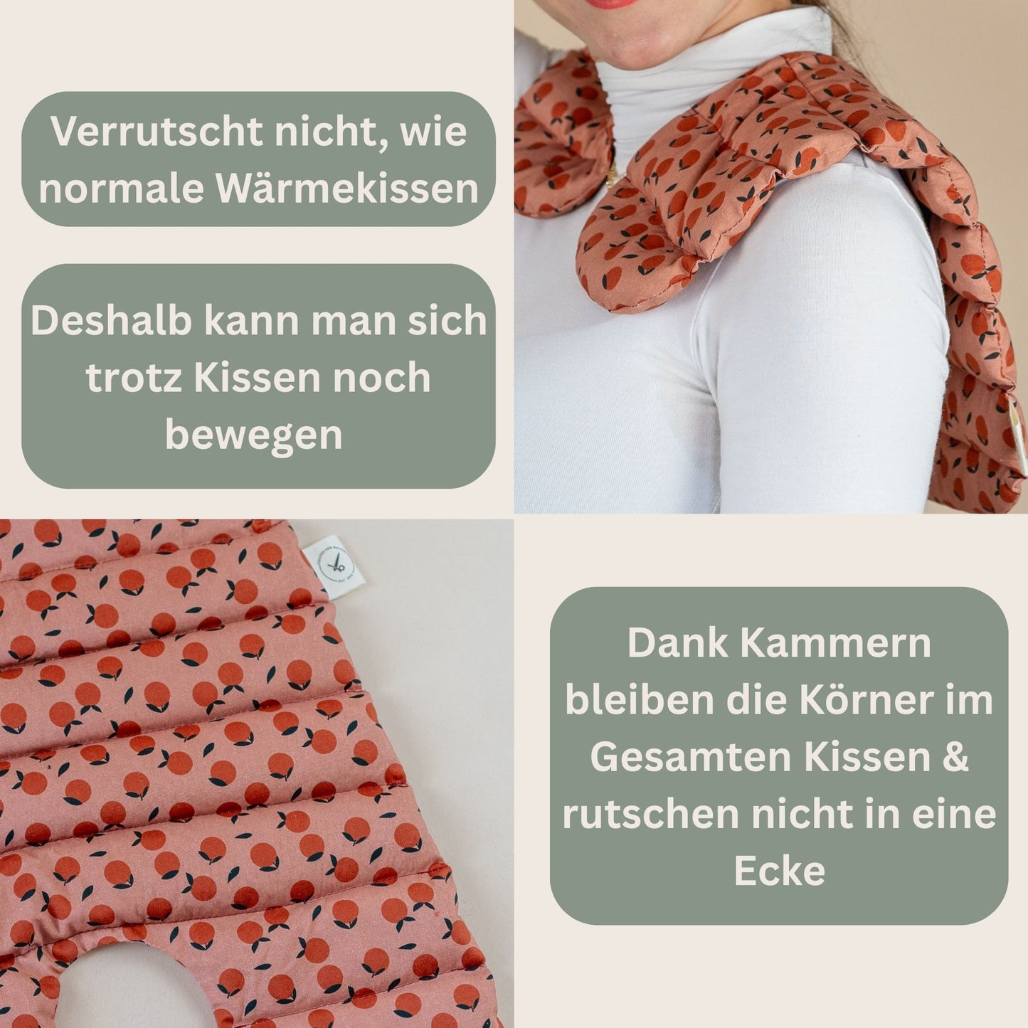 Nackenkissen Apfel