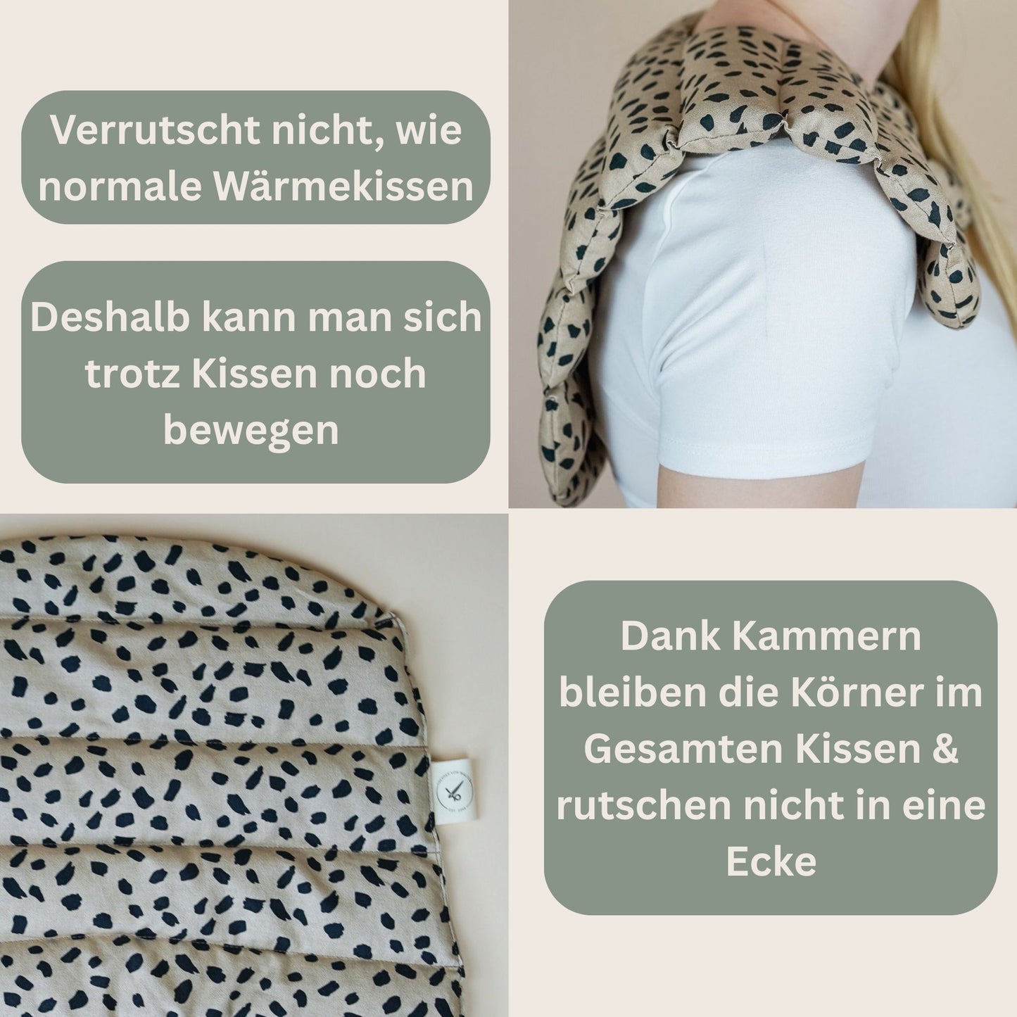 Nackenkissen Dots Coffee