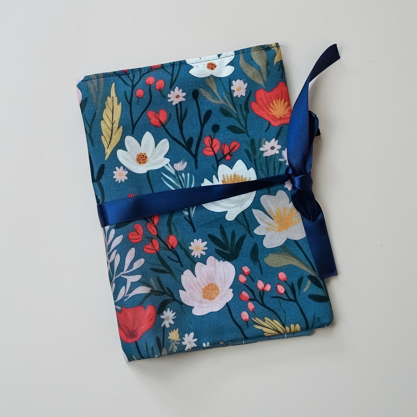 Kosmetiktasche Blau Blumen