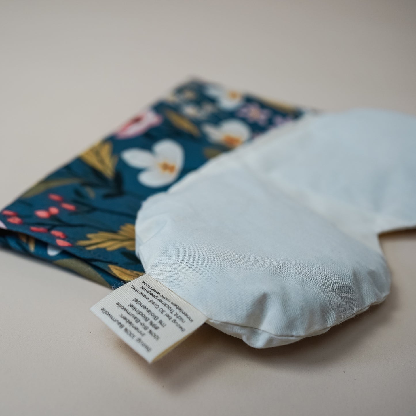 Augenkissen Blumen Blau