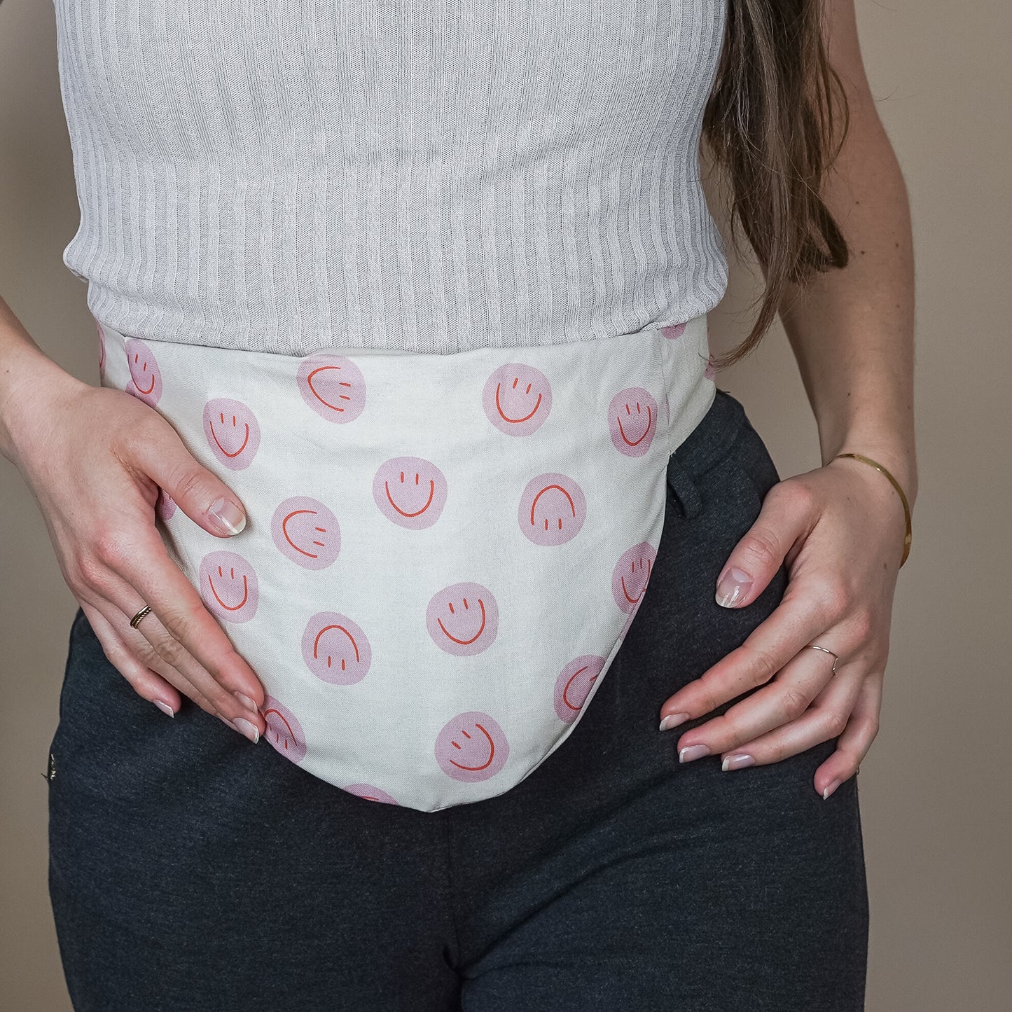 Bellywrap Smiley Pink