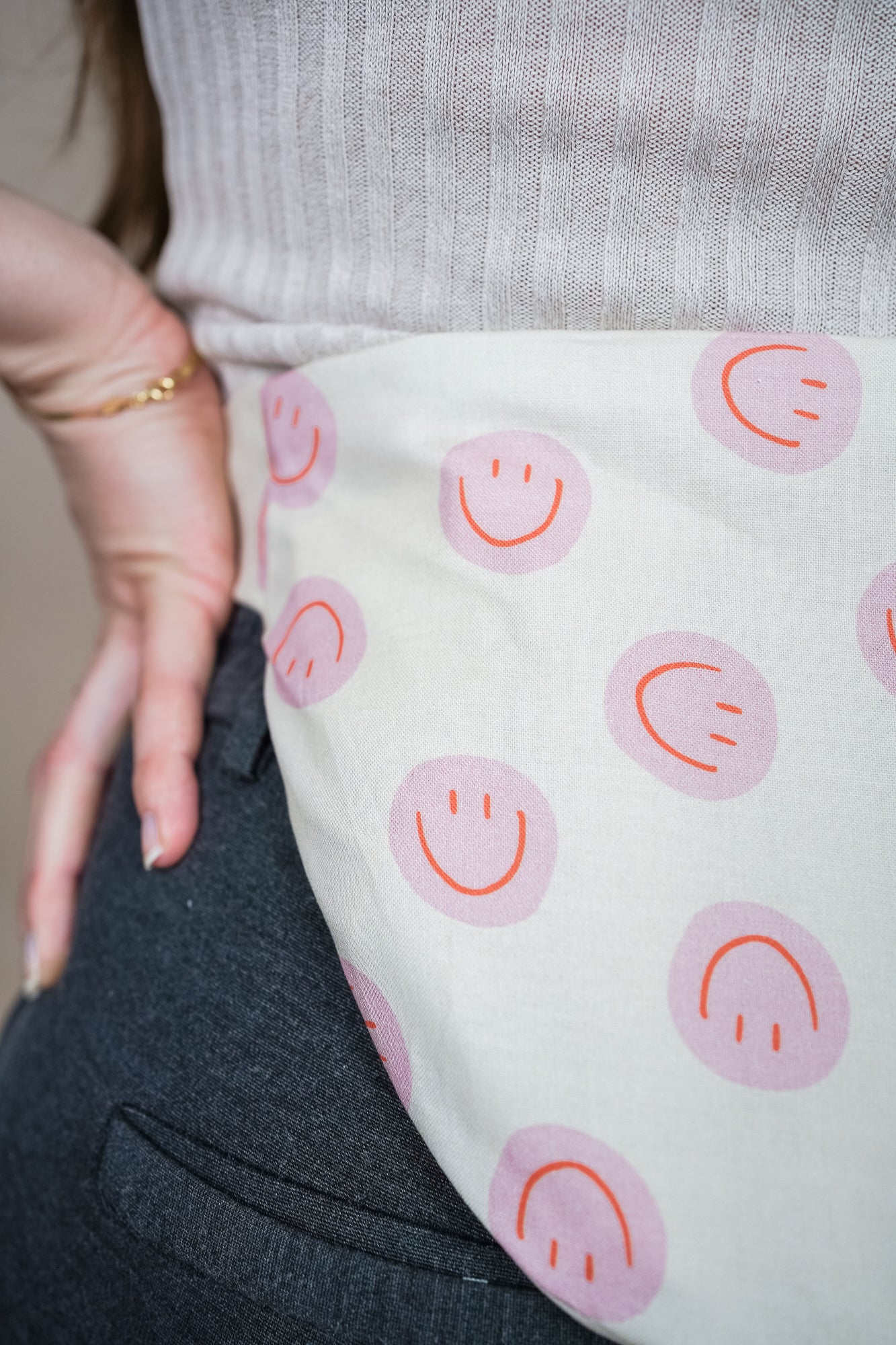 Bellywrap Smiley Pink