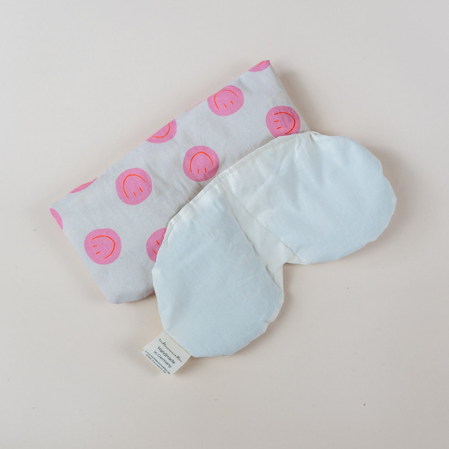 Augenkissen Smiley Pink
