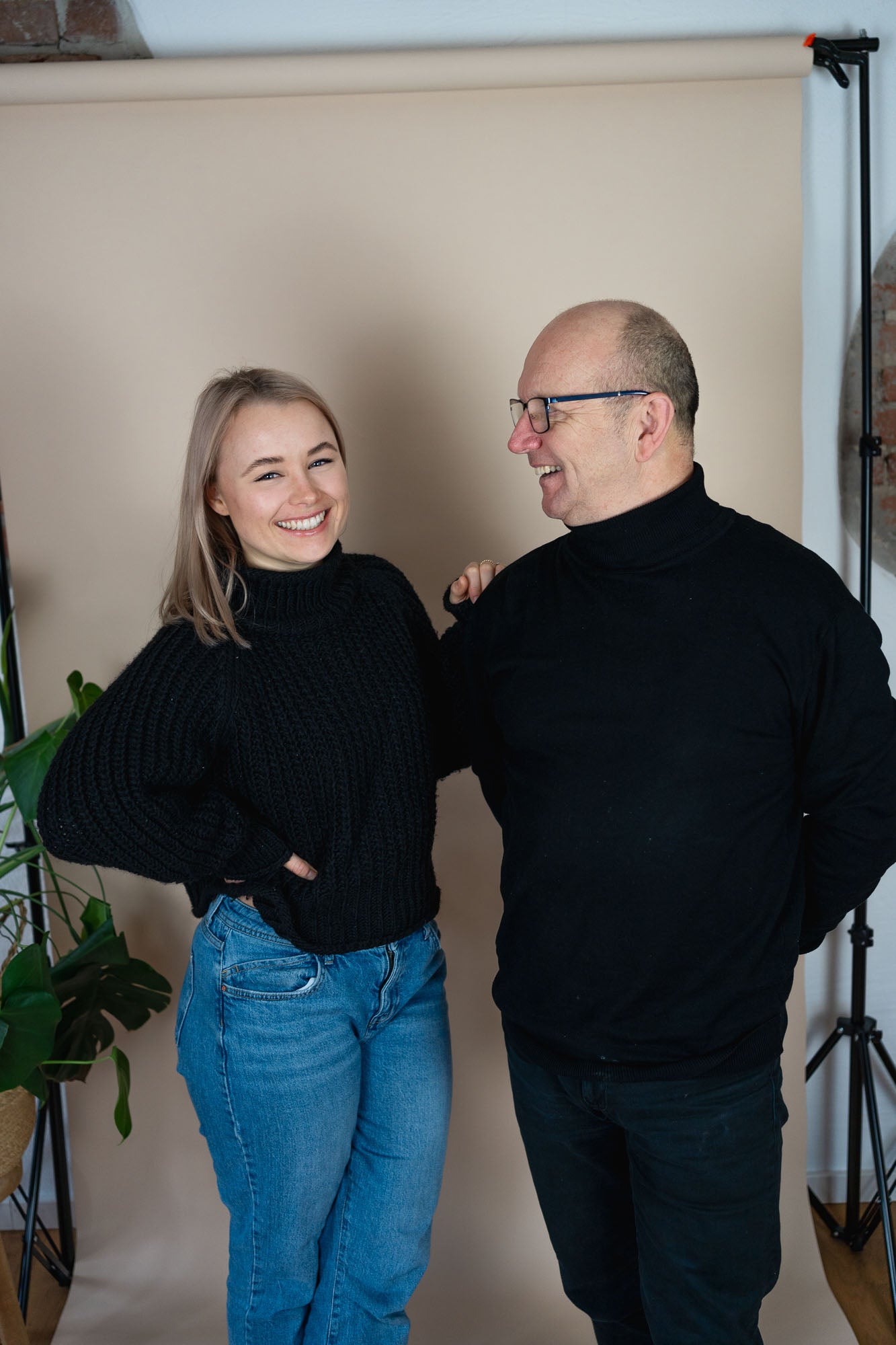 Tochter von Walter, Gründerin Lena mit ihrem Papa Walter