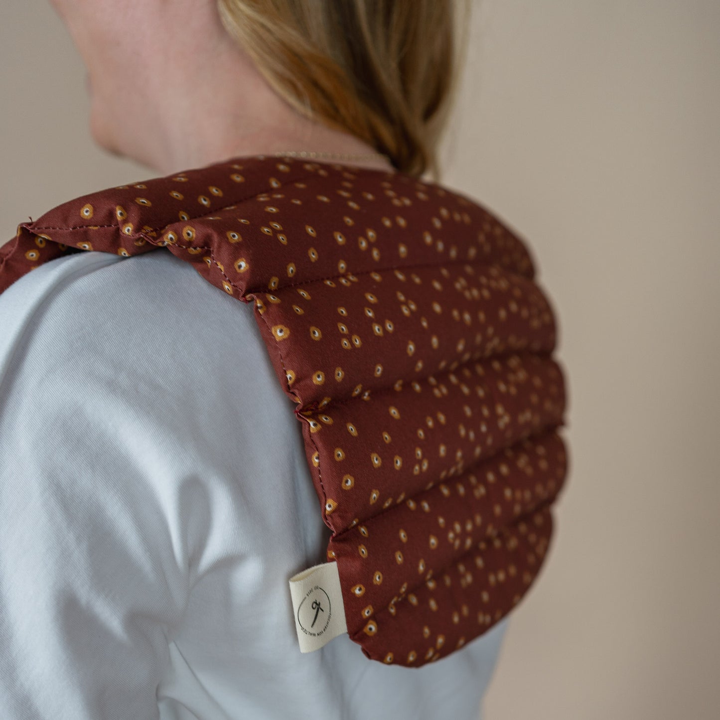 Nackenkissen Dots Rost