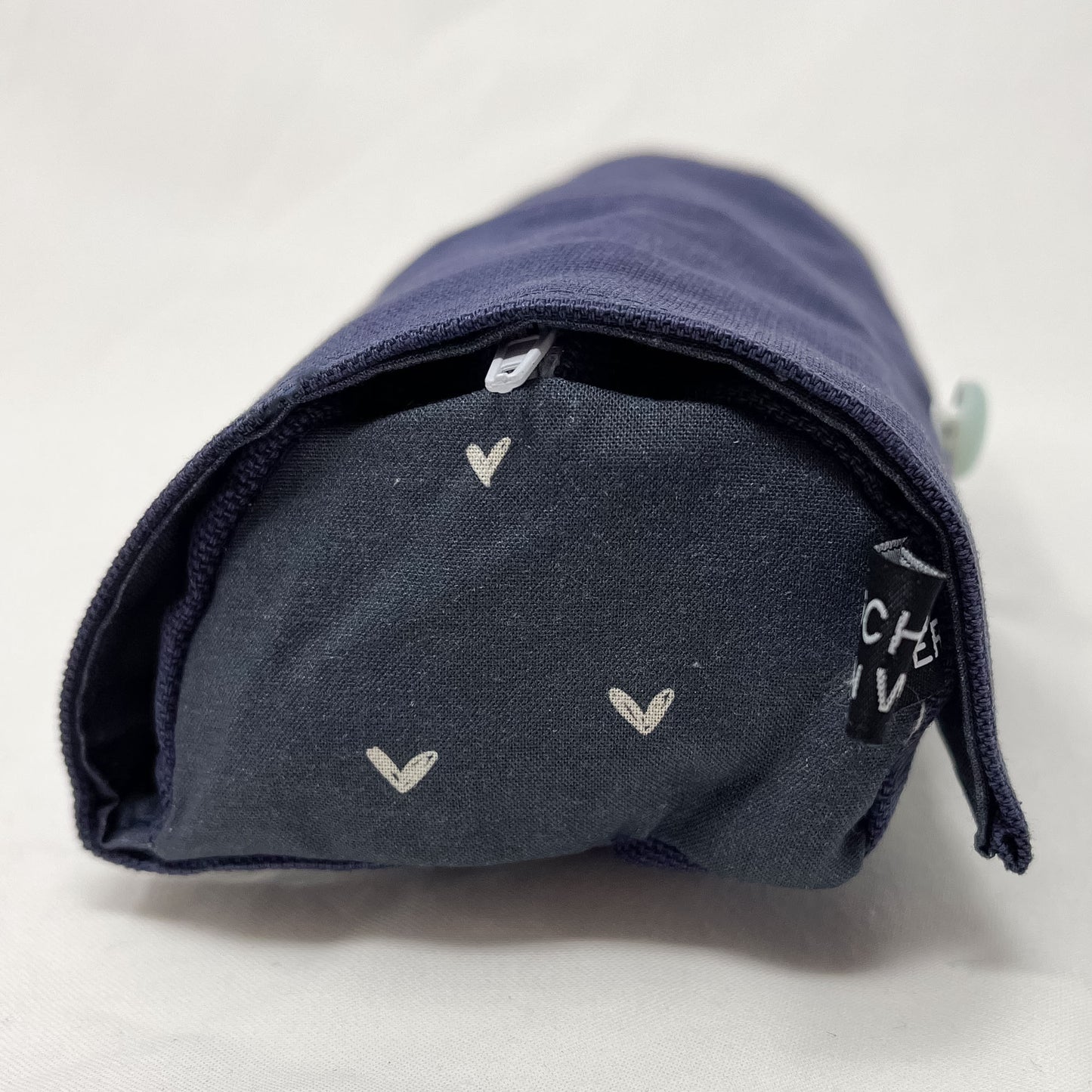 Federmäppchen Herzchen Blau