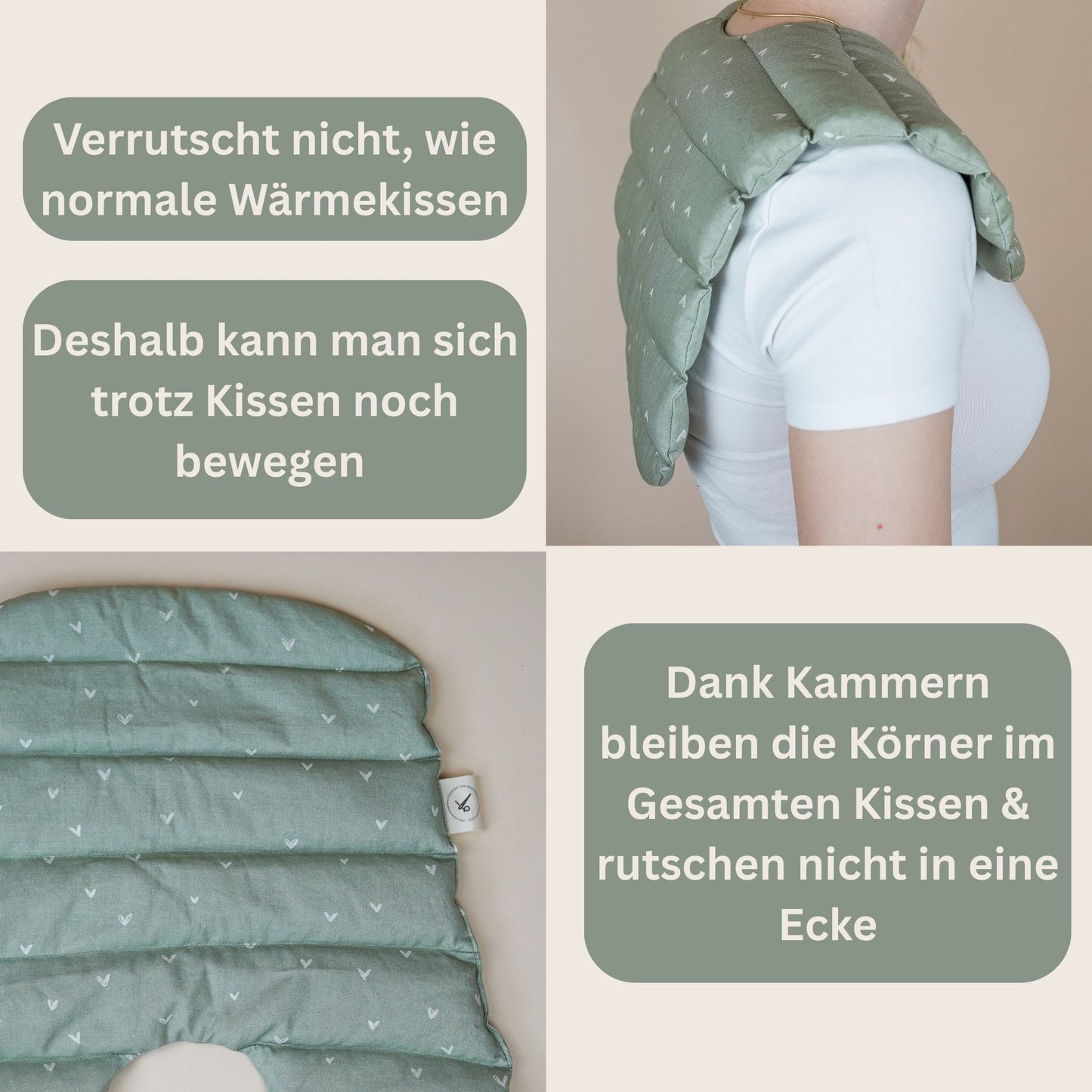 Nackenkissen Matcha