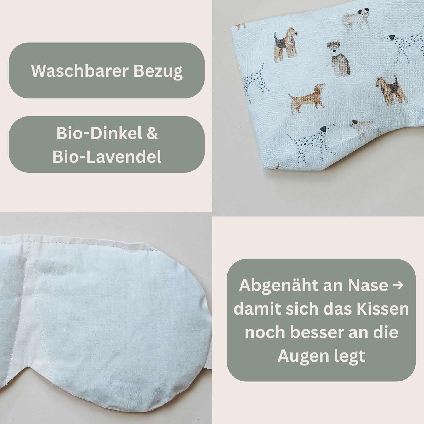 Augenkissen Hundis