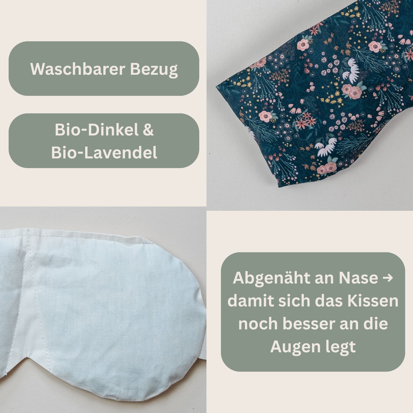 Augenkissen Blümchen