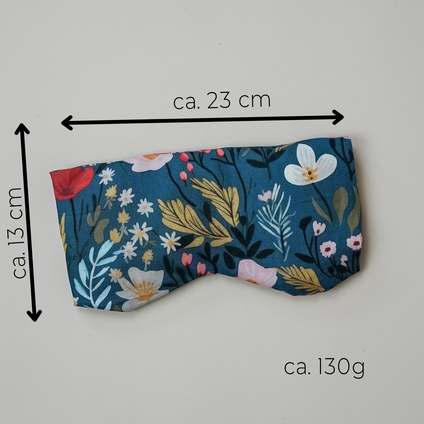 Augenkissen Blumen Blau