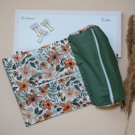 Federmäppchen Boho Grün