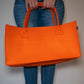 Filztasche Orange