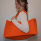 Filztasche Orange