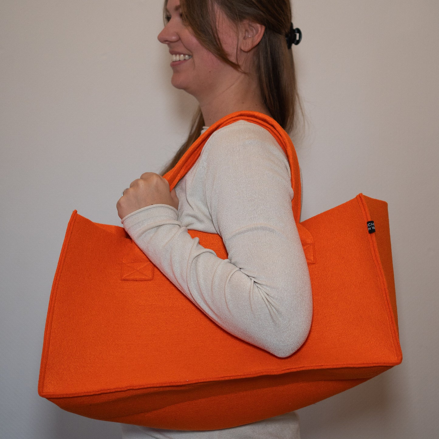Filztasche Orange