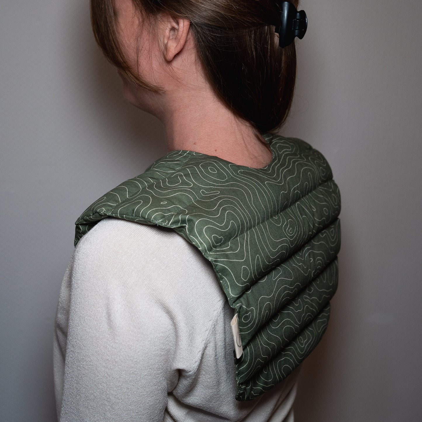 Nackenkissen "Linien Grün"