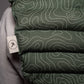 Nackenkissen "Linien Grün"
