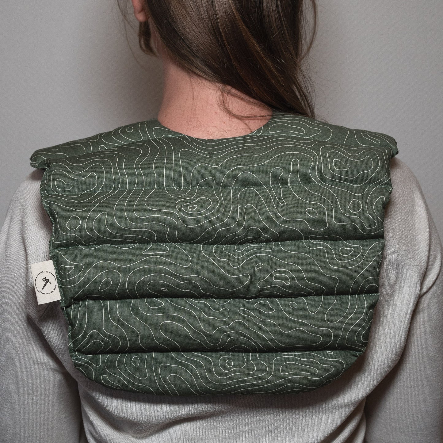 Nackenkissen "Linien Grün"