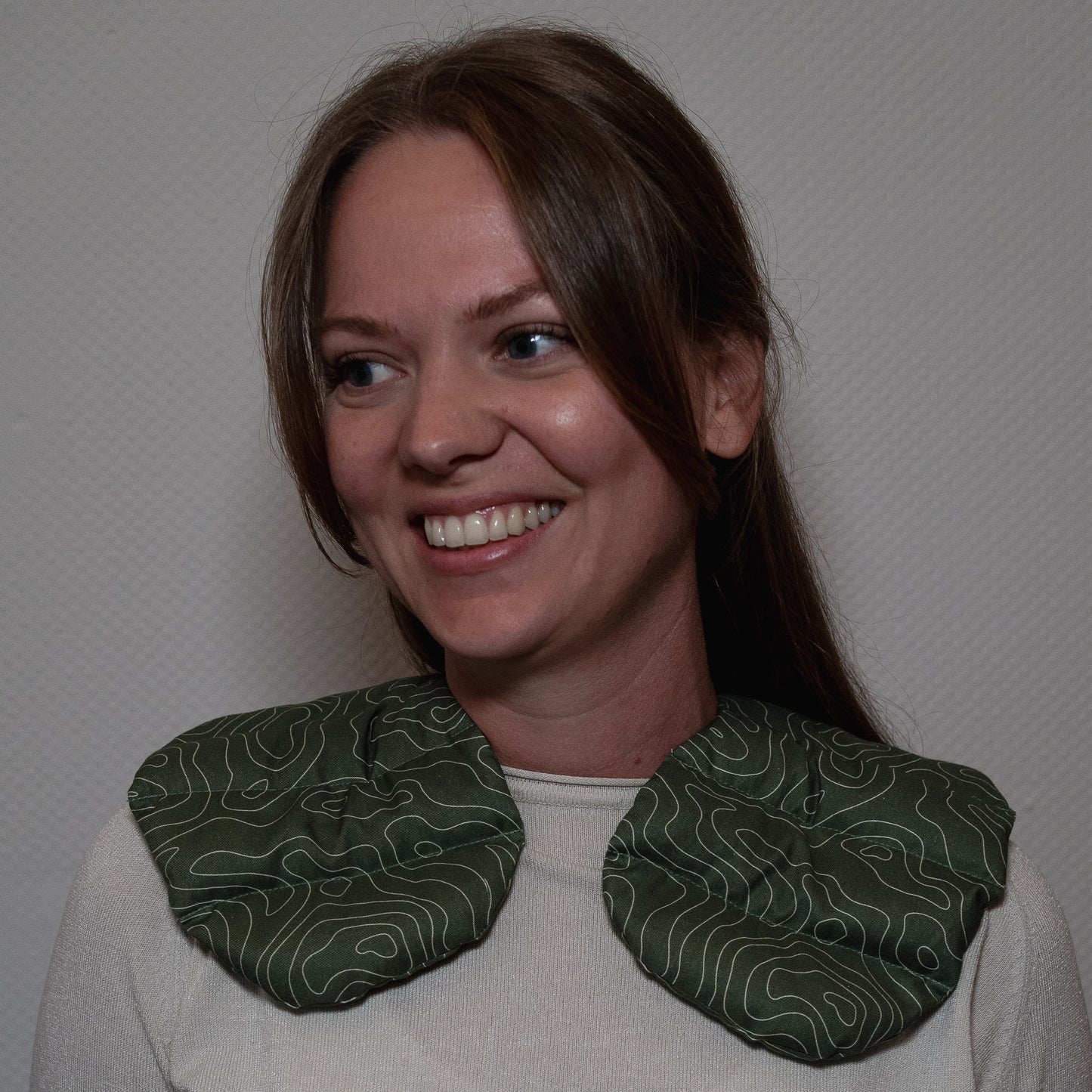 Nackenkissen "Linien Grün"