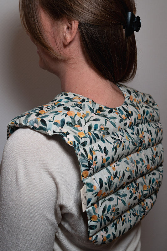 Nackenkissen "Orange-Mint"