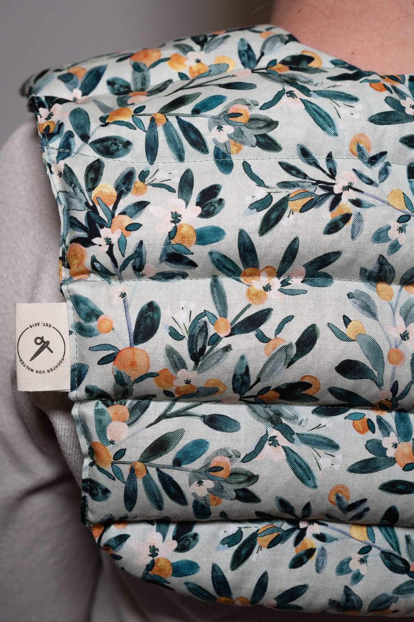 Nackenkissen "Orange-Mint"