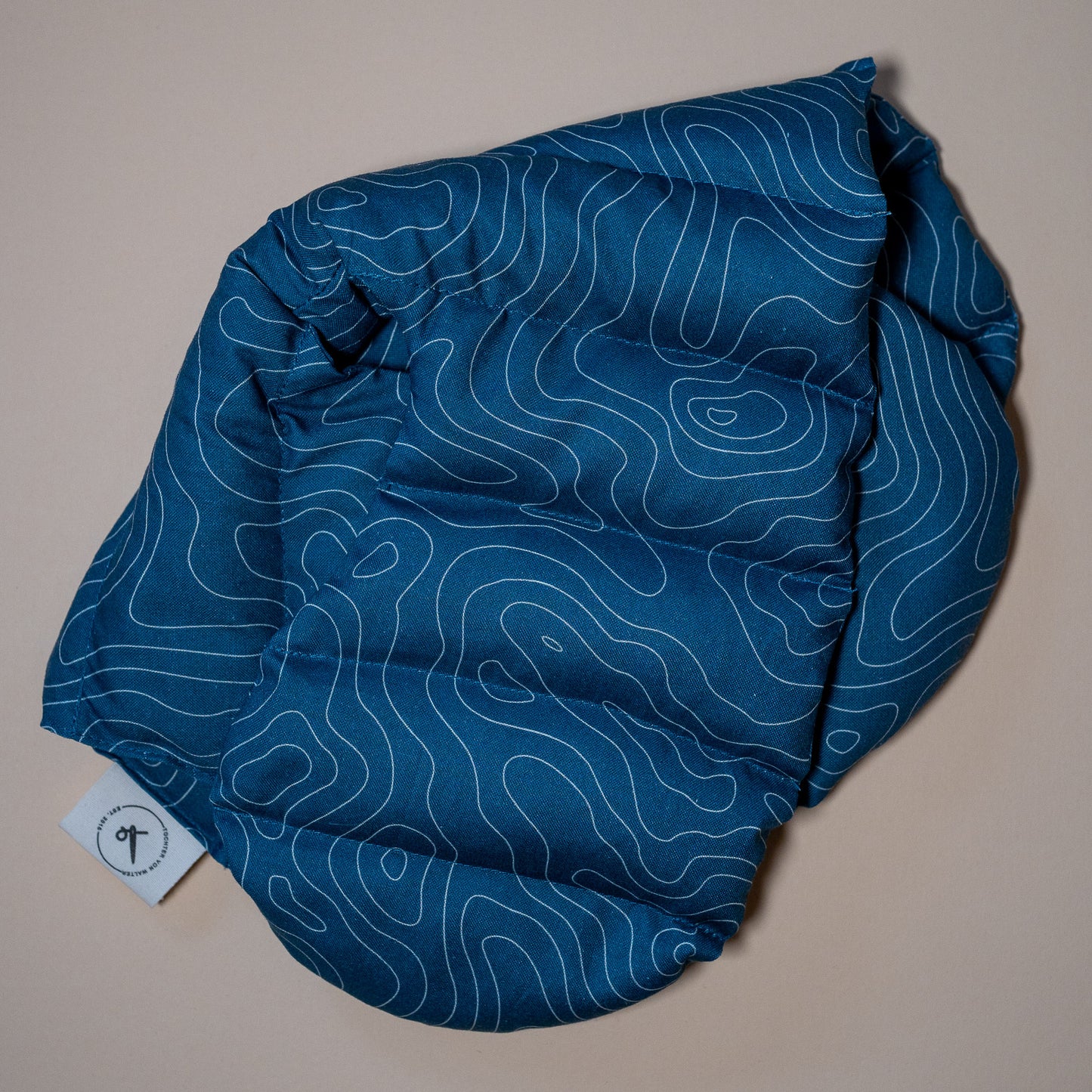 Nackenkissen "Linien Blau"