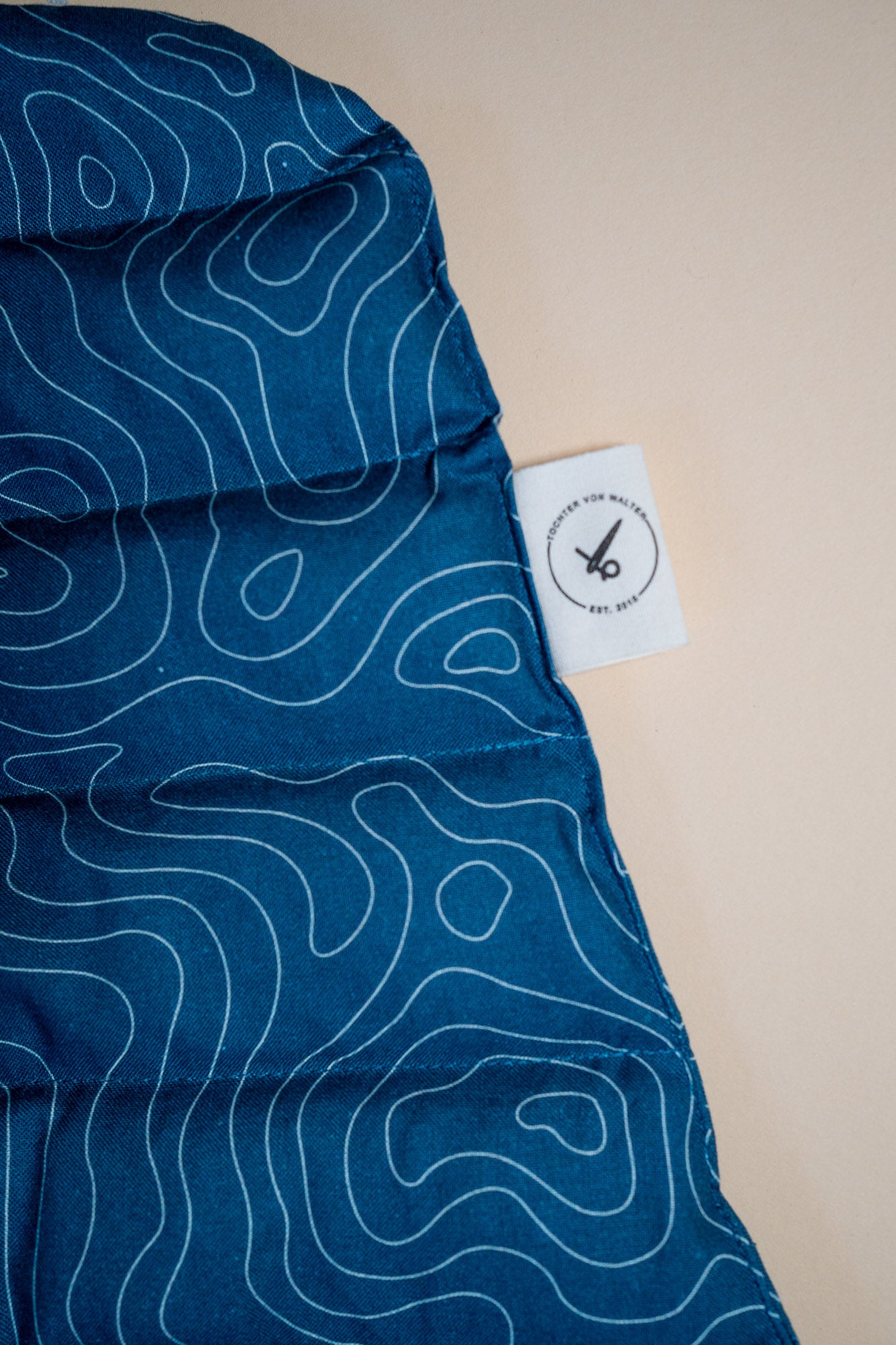 Nackenkissen "Linien Blau"