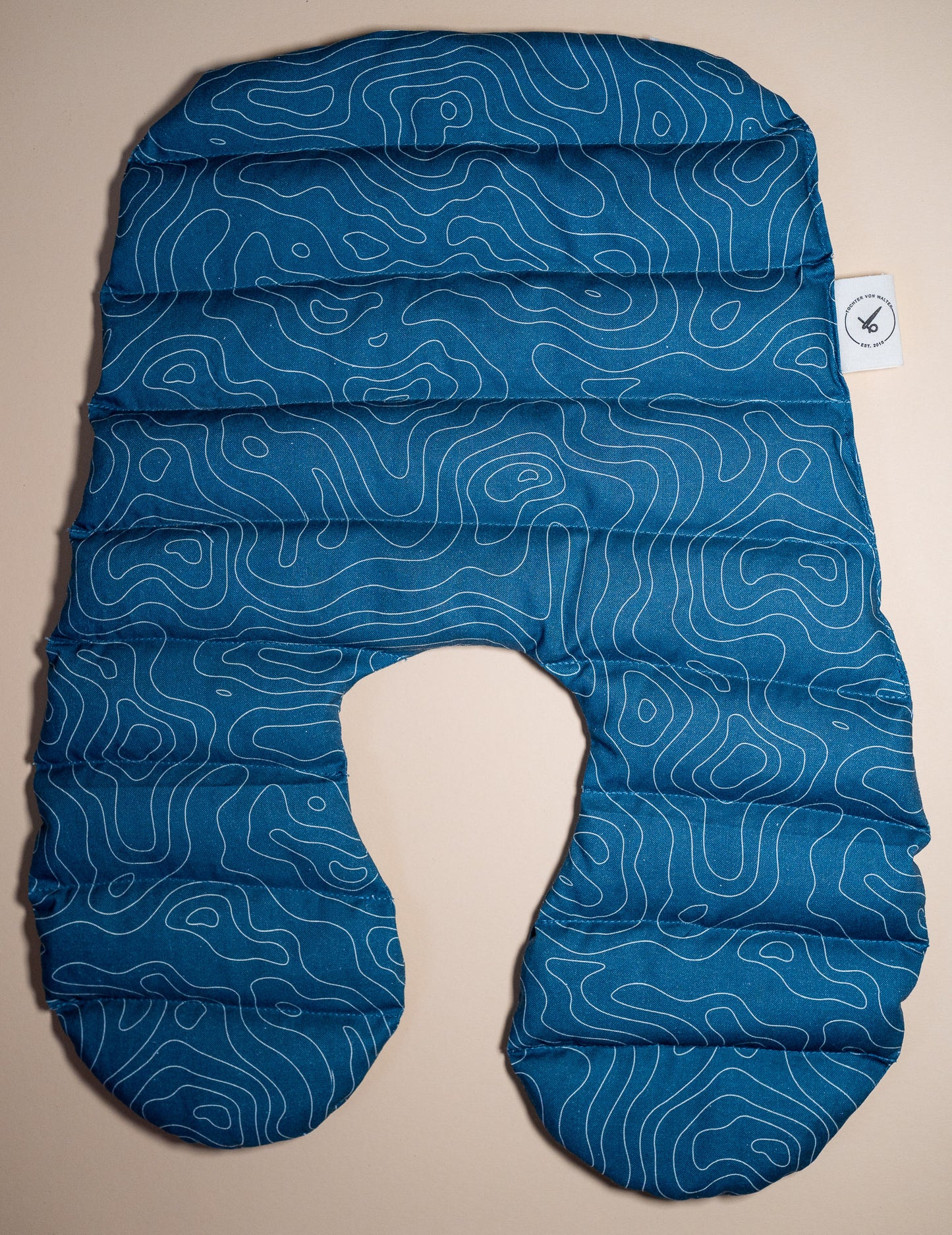 Nackenkissen "Linien Blau"