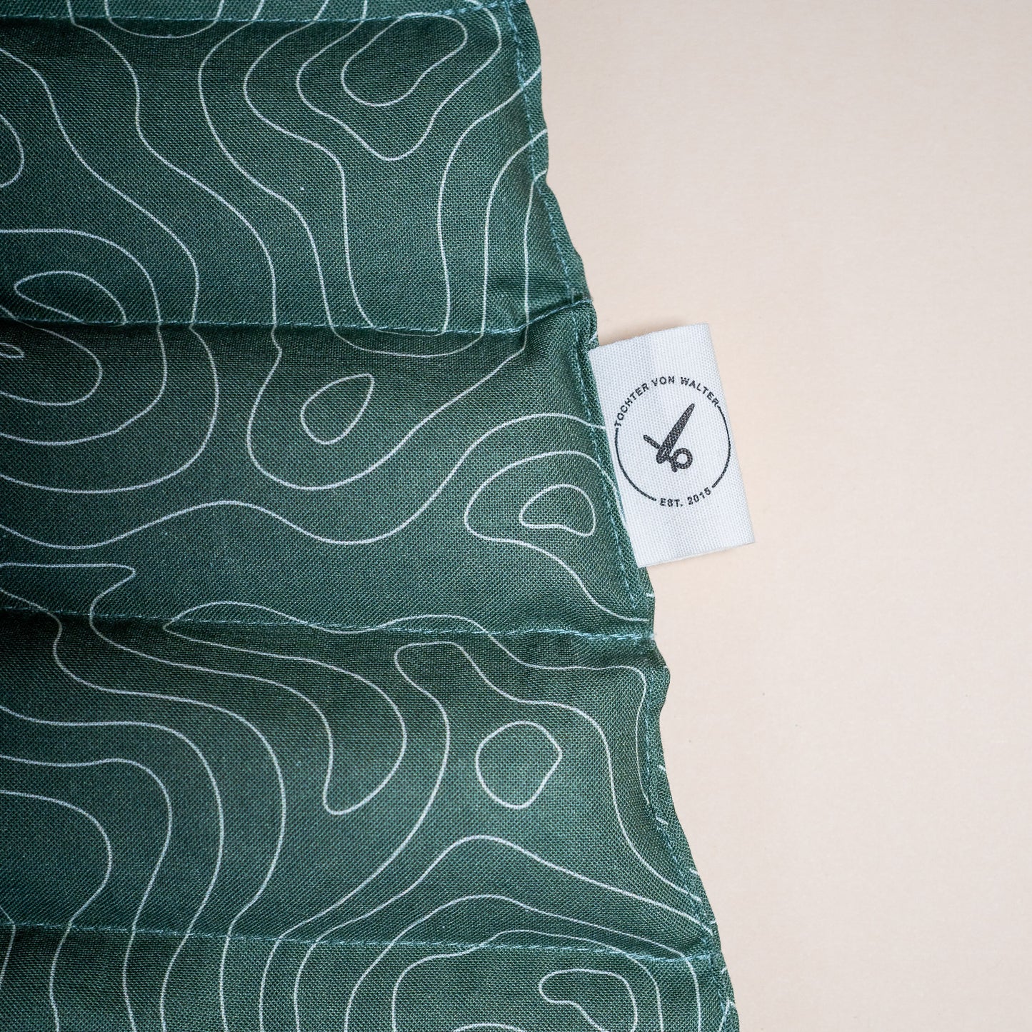 Nackenkissen "Linien Grün"