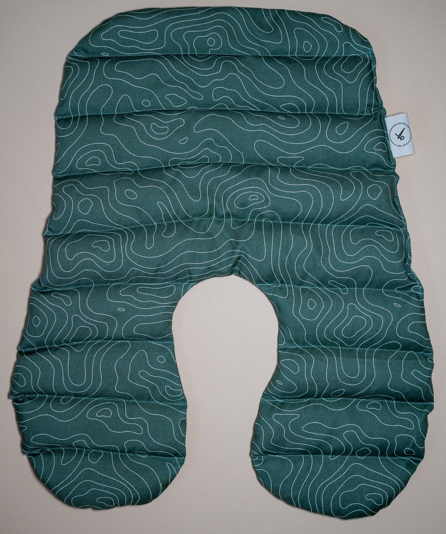 Nackenkissen "Linien Grün"