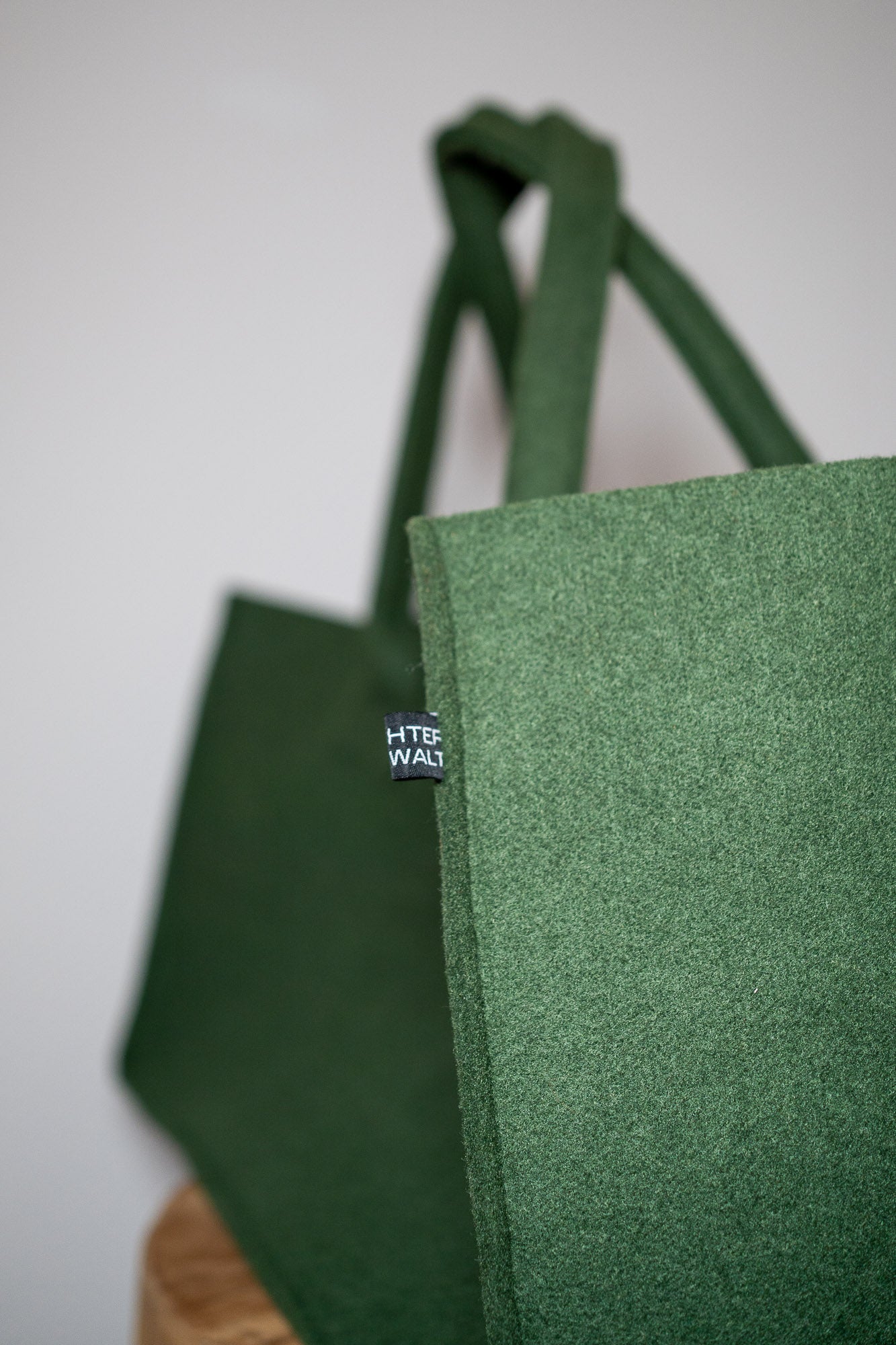 Filztasche Khaki Grün