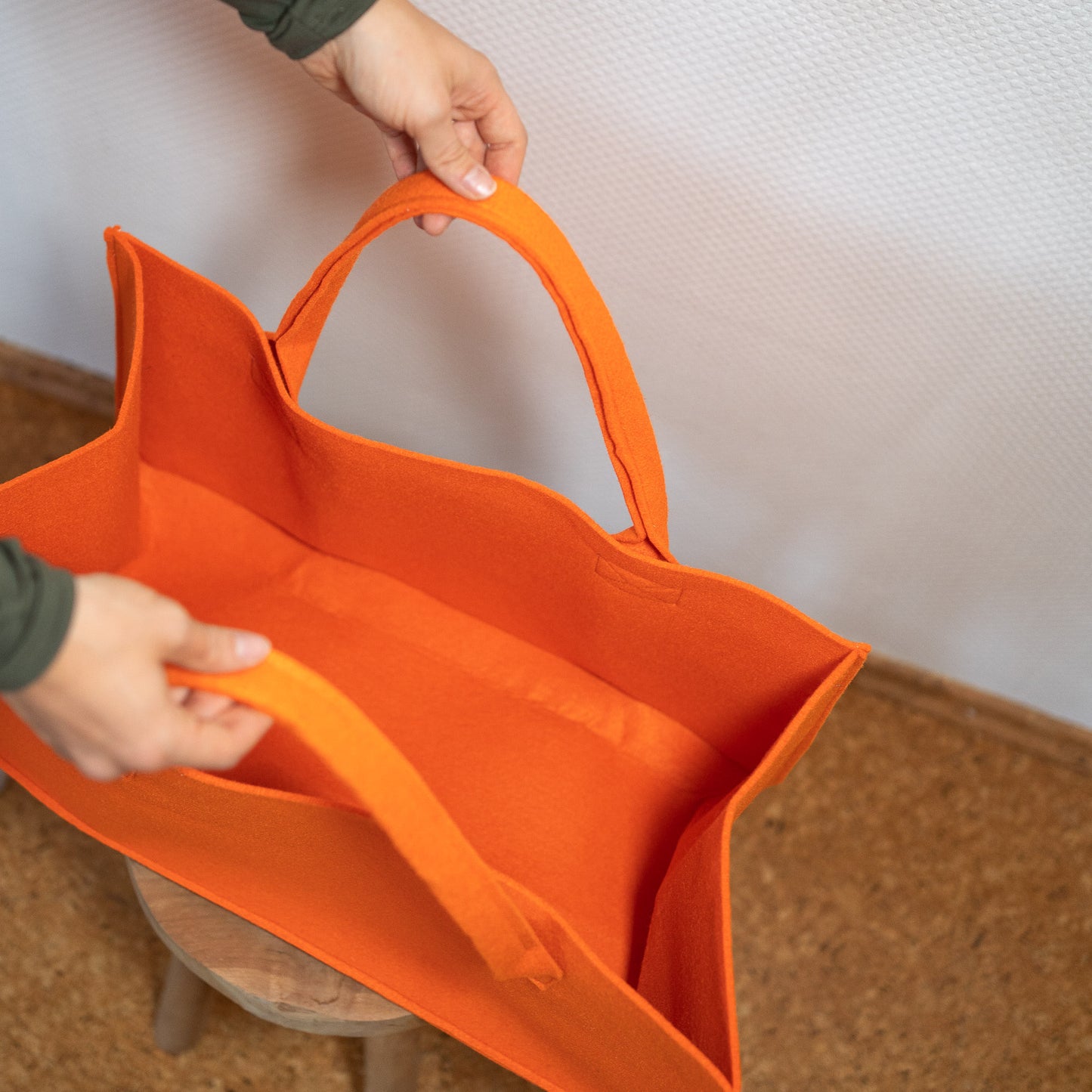 Filztasche Orange