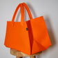 Filztasche Orange