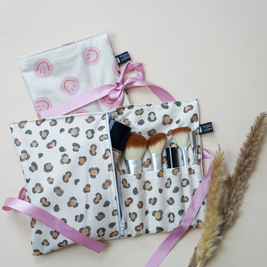 Kosmetiktasche Smiley Pink
