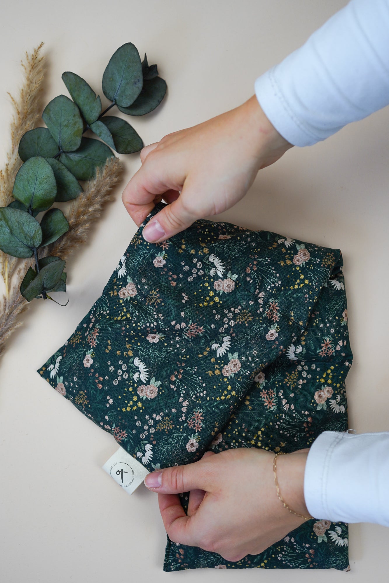 Wärmekissen Boho Schwarz