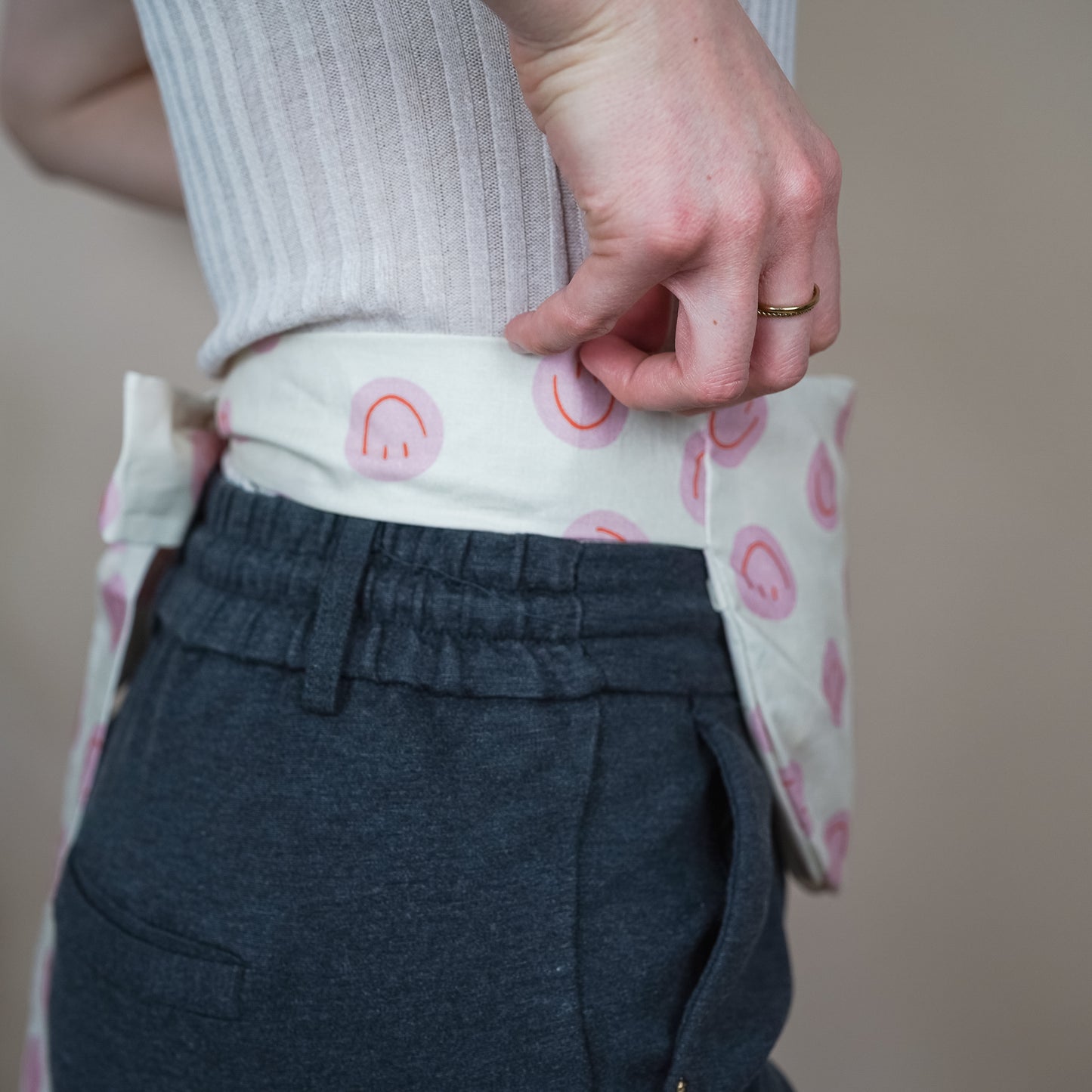 Bellywrap Smiley Pink
